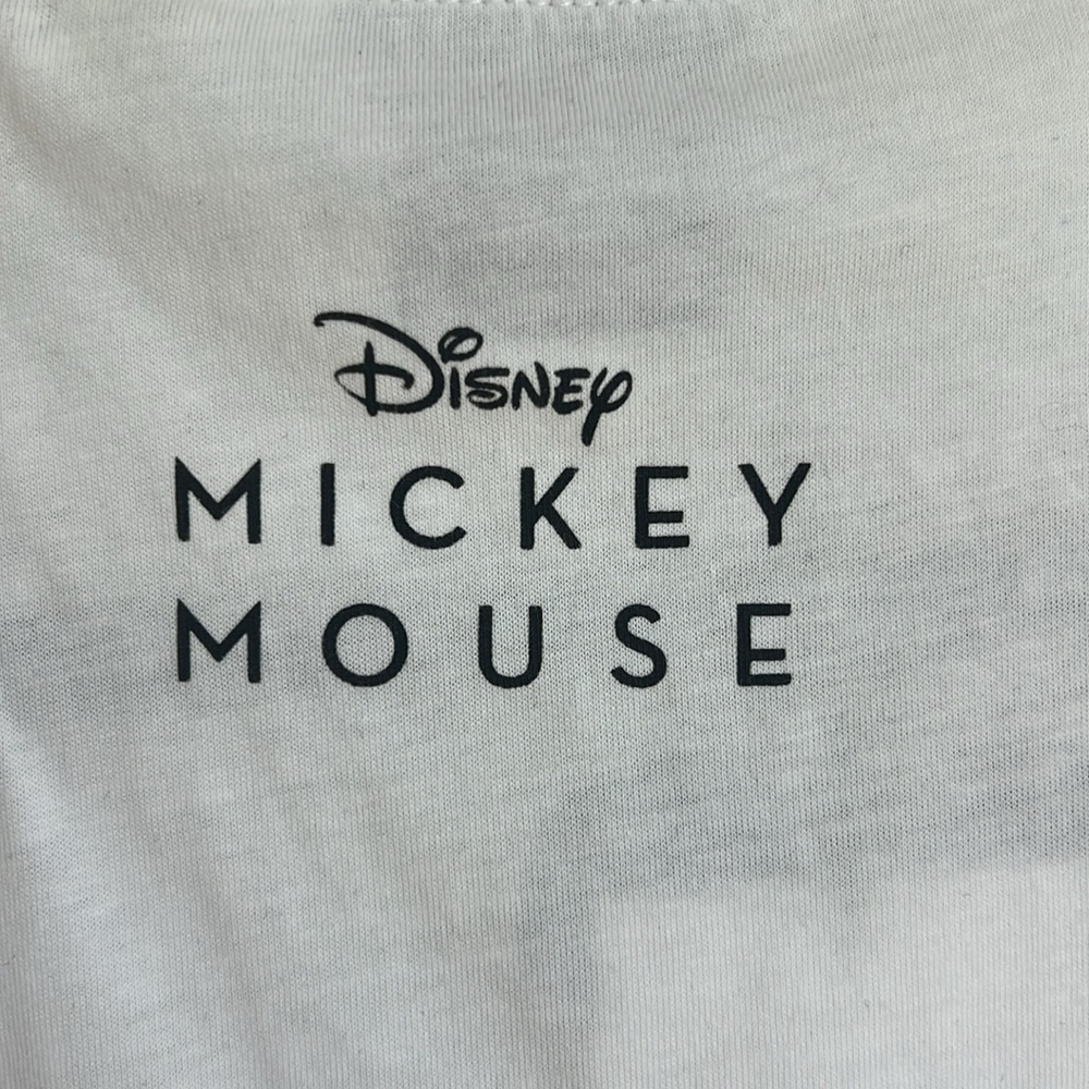 🕶️Zara new Mickey Mouse Felted Disney T-Shirt Size Large - Picture 6 of 6
